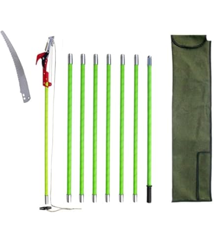 Amazon | 2way 高枝切りバサミ ノコギリ付 組合式 8m7m6m5m 高枝切り鋏